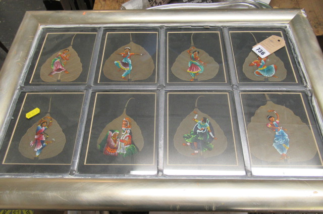 FRAMED INDIAN DANCERS PICTURE Image
