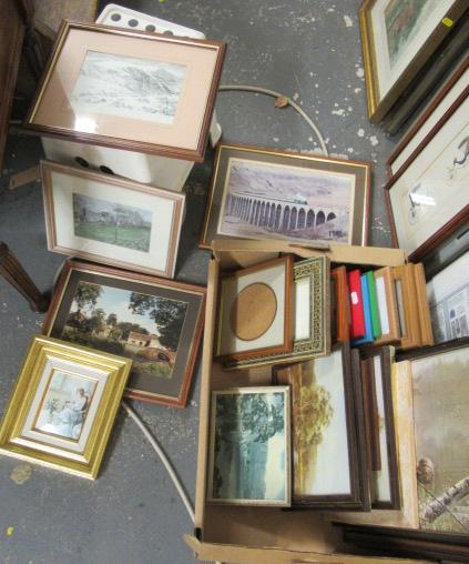 QUANTITY OF PICTURES INCLUDING WAINWRIGHT SIGNED PRINT Image