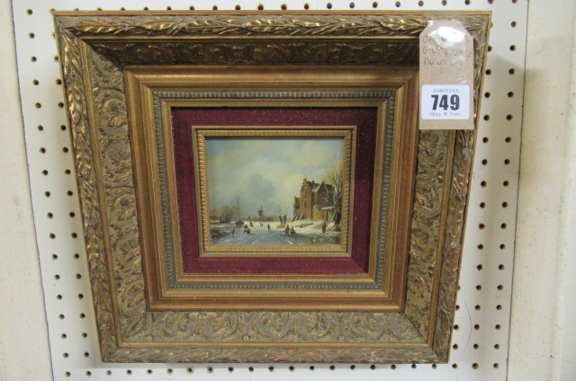 GILT FRAMED CONTINENTAL SCENE Image