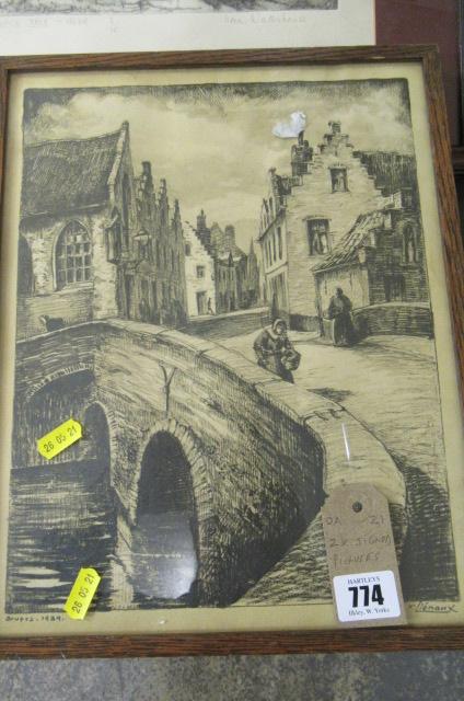 TWO SIGNED PICTURES Image