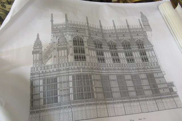 HENRY VII CHAPEL UNFRAMED PRINTS Image