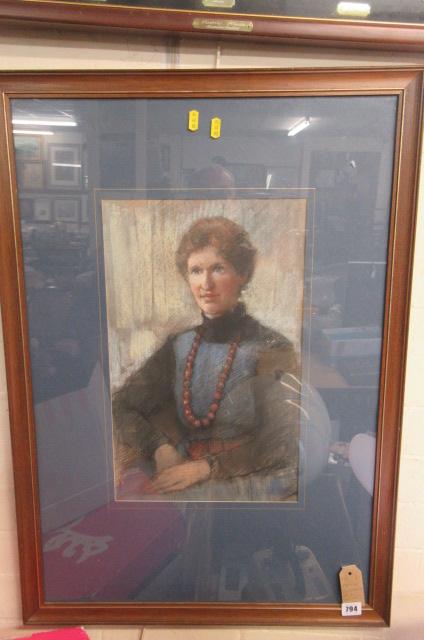 PASTEL PORTRAIT OF A WOMAN Image