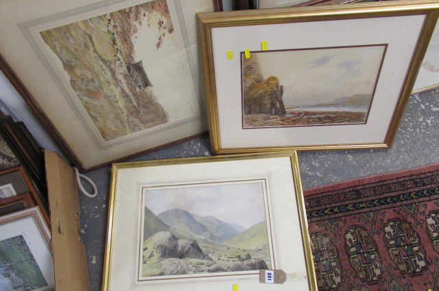 THREE WATERCOLOURS Image