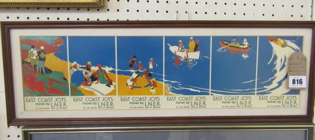 FRAMED L.N.E.R ADVERTISING Image