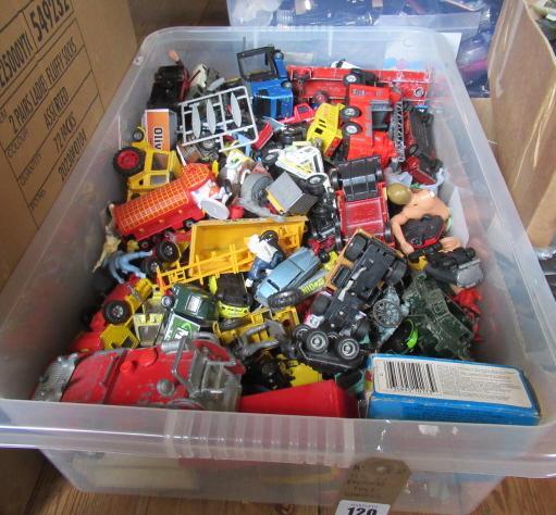TUB OF DIECAST TOYS Image