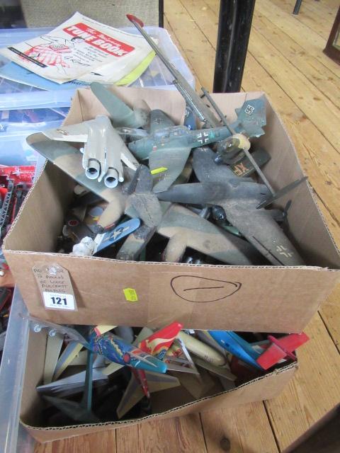 TWO BOXES OF LOOSE AIRCRAFT MODELS Image