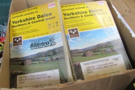 BOX OF ORDNANCE SURVEY MAPS Image