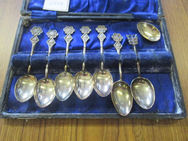 CHINESE ZEEWO WHITE METAL SPOONS Image