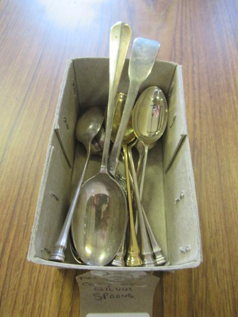 QUANTITY OF SILVER SPOONS Image