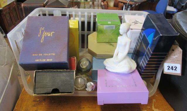 BOX OF PERFUMES AND AFTERSHAVES ETC Image