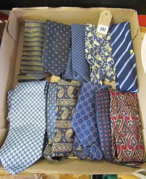 BOX OF SILK AND OTHER TIES Image