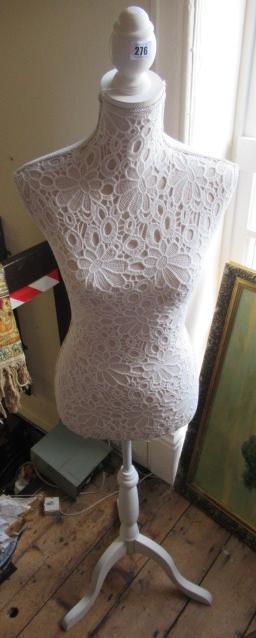 LACE COVERED MANNEQUIN AND DRESS MAKERS DUMMY Image