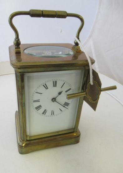 BRASS CARRIAGE CLOCK Image