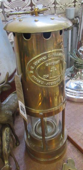 THOMAS AND WILLIAMS MINERS LAMP Image