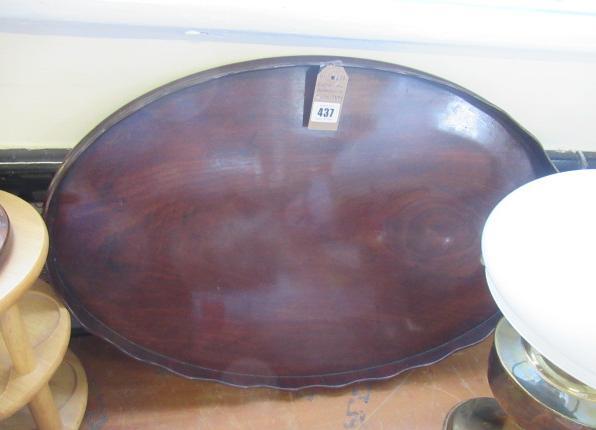 GEORGIAN MAHOGANY OVAL TRAY Image