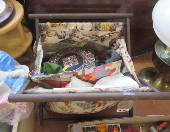TIN OF SEWING ITEMS ETC Image