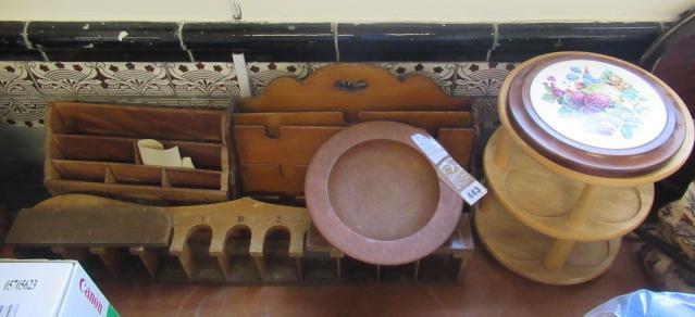 QUANTITY OF WOODEN ITEMS Image