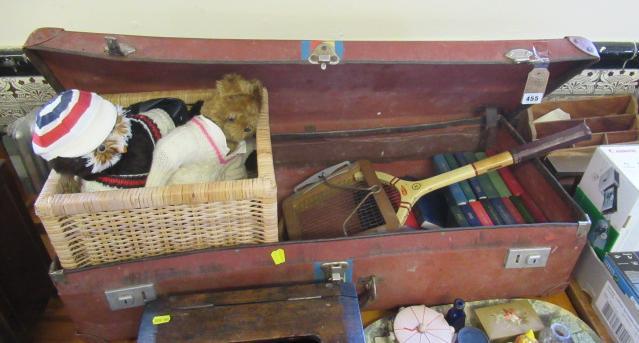 RA HUTTON MCC SUITCASE AND YCC YEARBOOKS AND CRICKET TOYS ETC Image