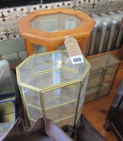 THREE SMALL JEWELLERY DISPLAY CASES Image