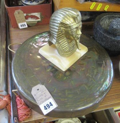 GONG AND BUST OF TUTENKHAMUN Image