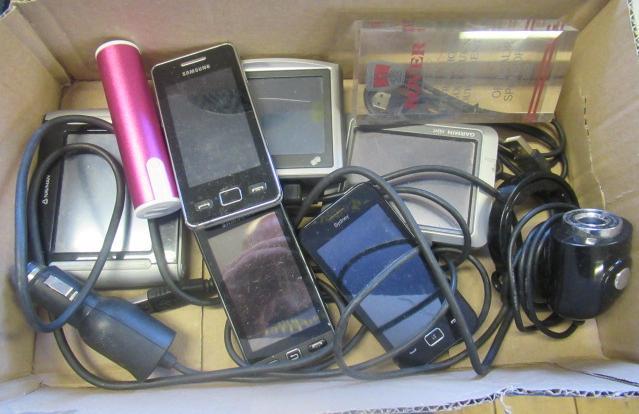 MOBILE PHONES AND SAT NAVS Image