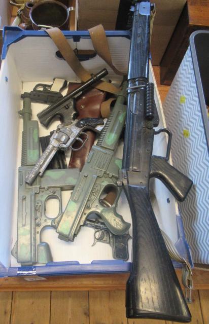 BOX OF TOY GUNS Image