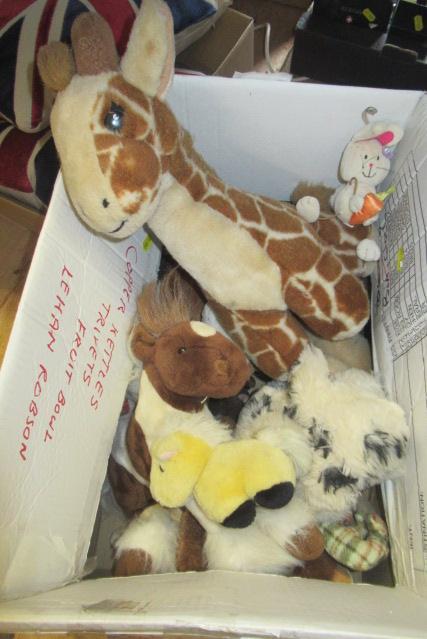 BOX OF SOFT TOYS Image