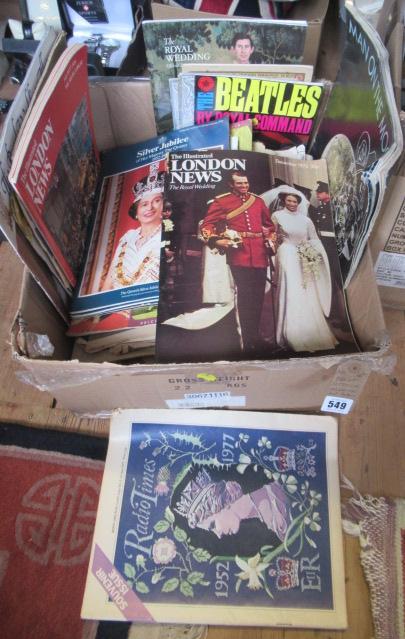 BOX OF HISTORICAL MAGAZINES AND PAPERS Image