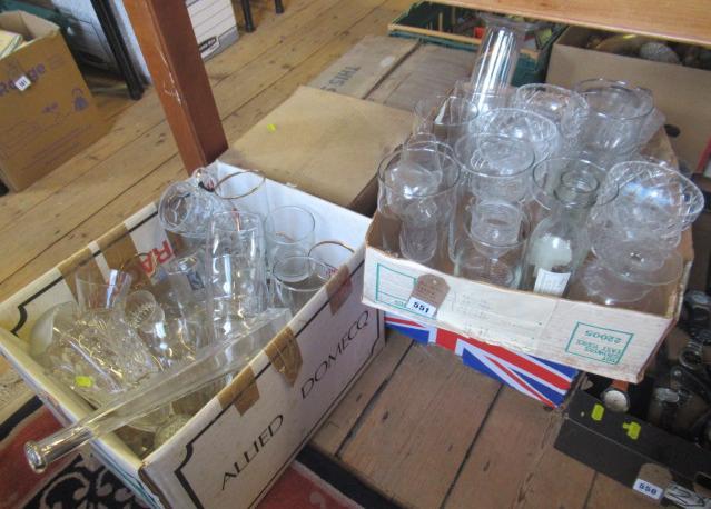 LARGE QUANTITY OF GLASS Image