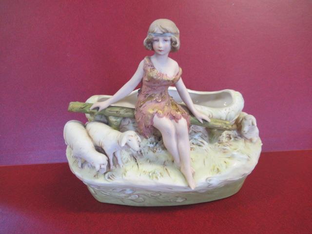 ROYAL DUX SHEPHERDESS VASE Image