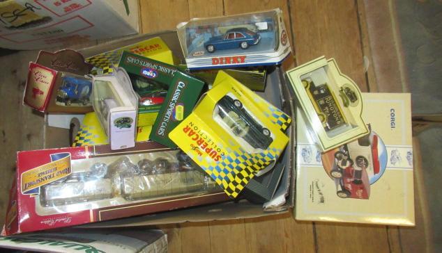 BOXED MAISTONE DINKY CORGI AND OTHER DIECAST CARS Image