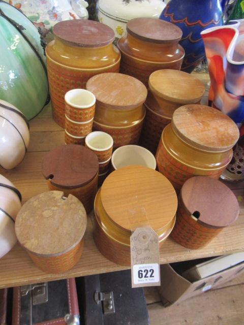 QUANTITY OF HORNSEA SAFFRON PATTERN RETRO KITCHENWARE Image