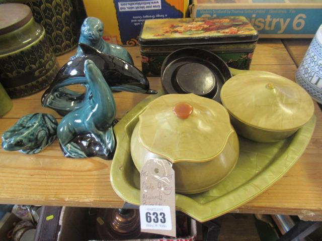 POOLE POTTERY ANIMALS AND BAKELITE ITEMS Image