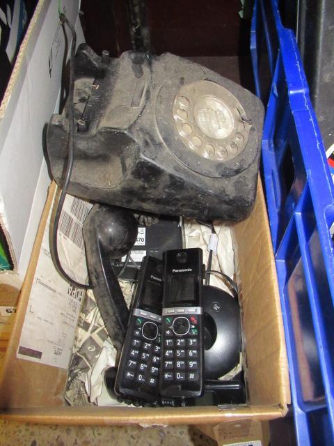 BOX OF TELEPHONES Image