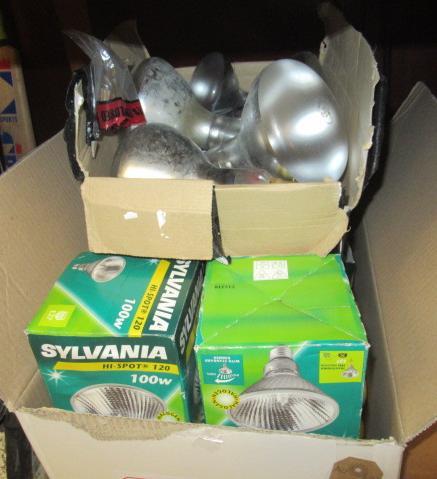 TWO BOXES OF LIGHT BULBS Image