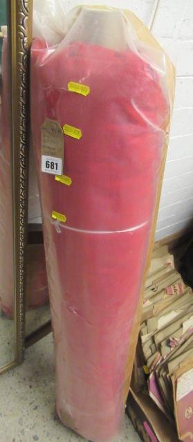 ROLL OF RED FELT APPROX 10M LENGTH Image