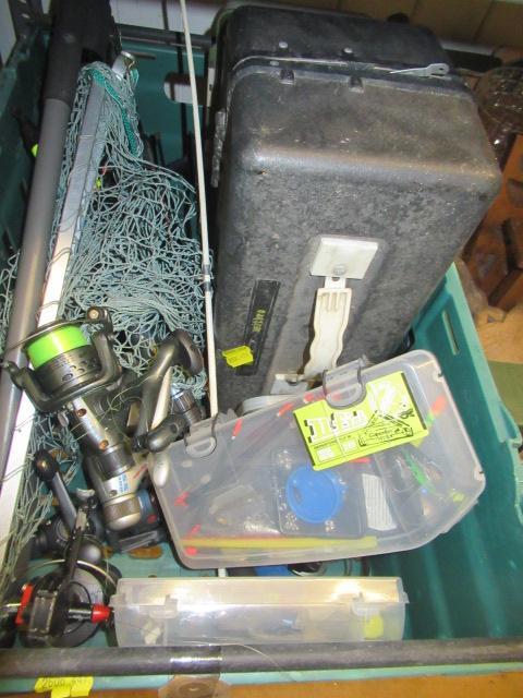 BOX OF FISHING TACKLE Image