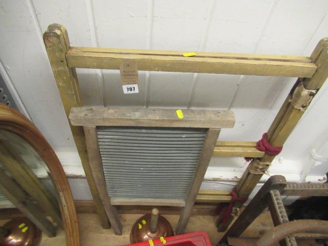 WASH BOARD POSSER AND CLOTHES AIRER Image