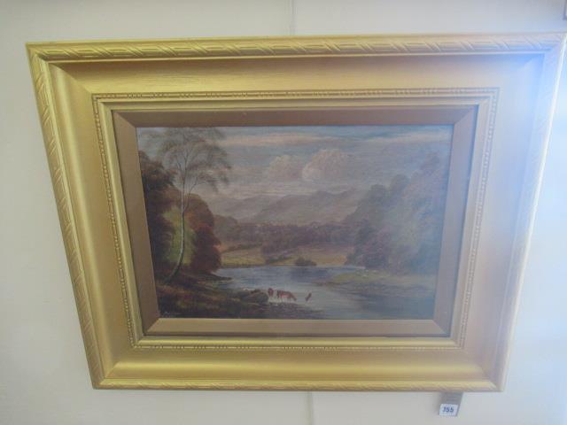 OIL LANDSCAPE SIGNED STUBBS(?) Image
