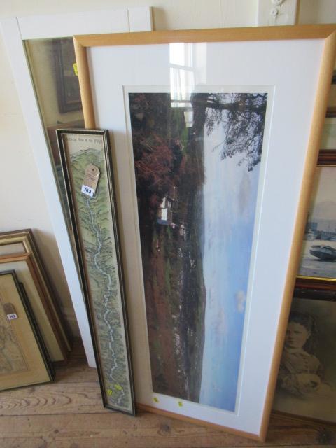 FRAMED PHOTO OF WHITEWELLS MIRROR AND A BIRDS EYE VIEW OF THE SWALE Image