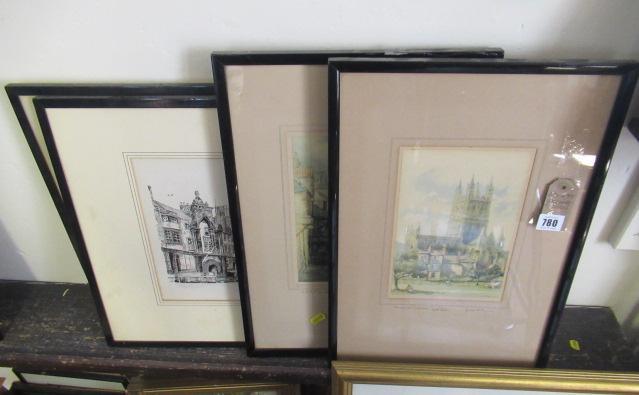 FOUR FRAMED PICTURES Image