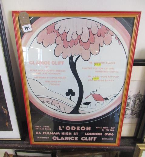 CLARICE CLIFF FRAMED POSTER Image