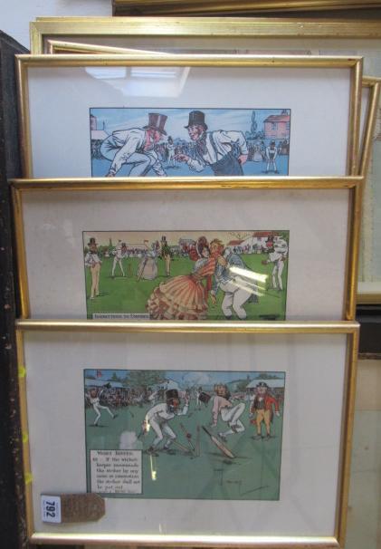 QUANTITY OF FRAMED CRICKET PRINTS Image