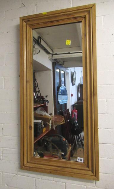 PINE FRAMED MIRROR Image