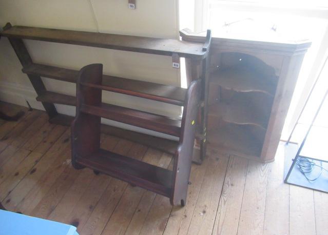 TWO WALL RACKS AND A CORNER UNIT Image