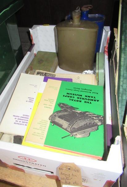 ARMY TIN WATER BOTTLES ETC Image