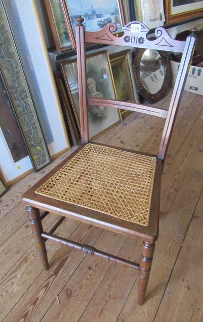 RATTAN SEATED CHAIR Image