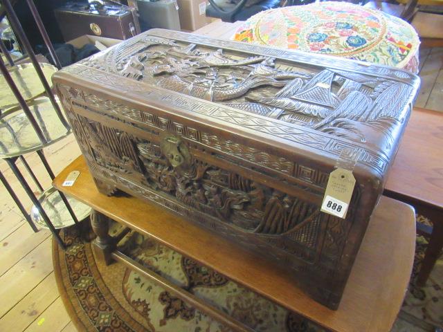 CARVED ORIENTAL CHEST Image