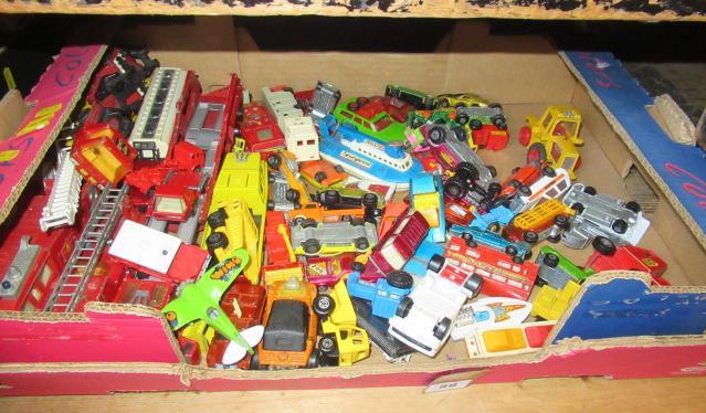 BOX OF MATCHBOX VEHICLES Image