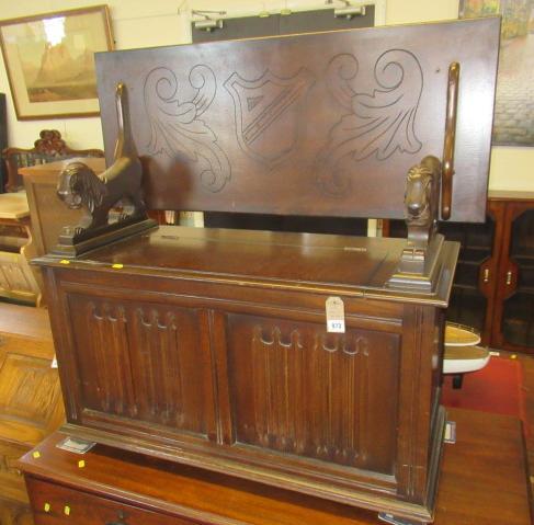 OAK MONKS BENCH Image